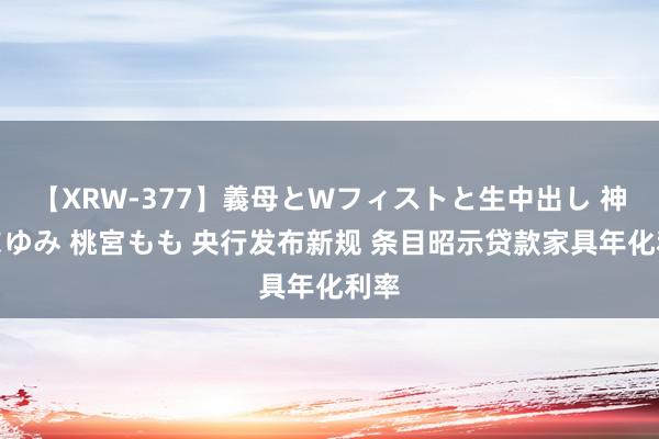 【XRW-377】義母とWフィストと生中出し 神崎まゆみ 桃宮もも 央行发布新规 条目昭示贷款家具年化利率