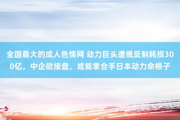 全国最大的成人色情网 动力巨头遭俄反制耗损300亿，中企欲接盘，或能掌合手日本动力命根子